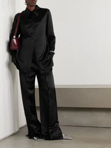 Jil Sander Satin Wide-leg Pants | Thumbnail 2