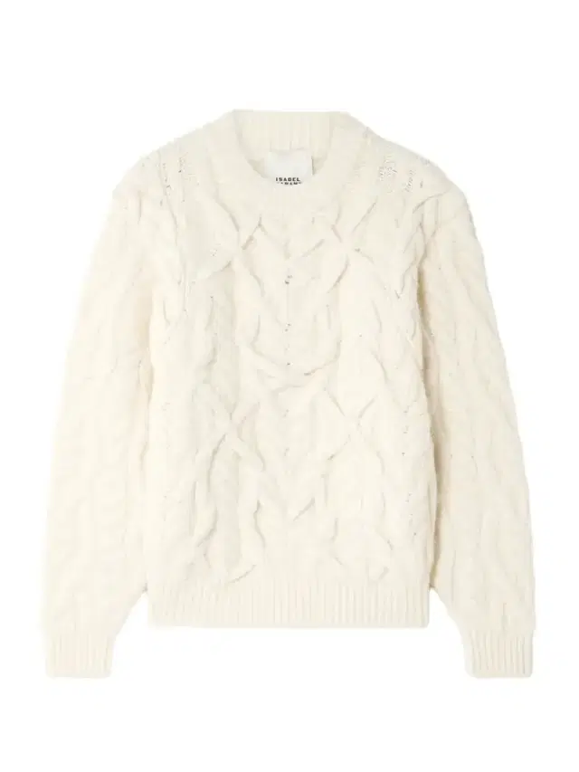 Basiliane Cable-knit Wool-blend Sweater