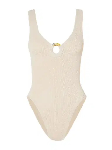 Hunza G Celine Seersucker Swimsuit | Thumbnail 1