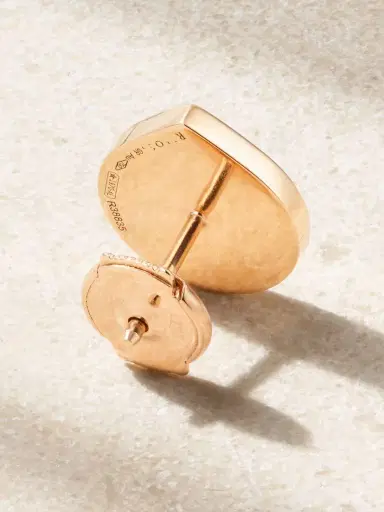 Repossi Antifer 18-karat Rose Gold, Onyx And Diamond Single Earring | Thumbnail 3 Repossi Antifer 18-karat Rose Gold, Onyx And Diamond Single Earring | Thumbnail 3