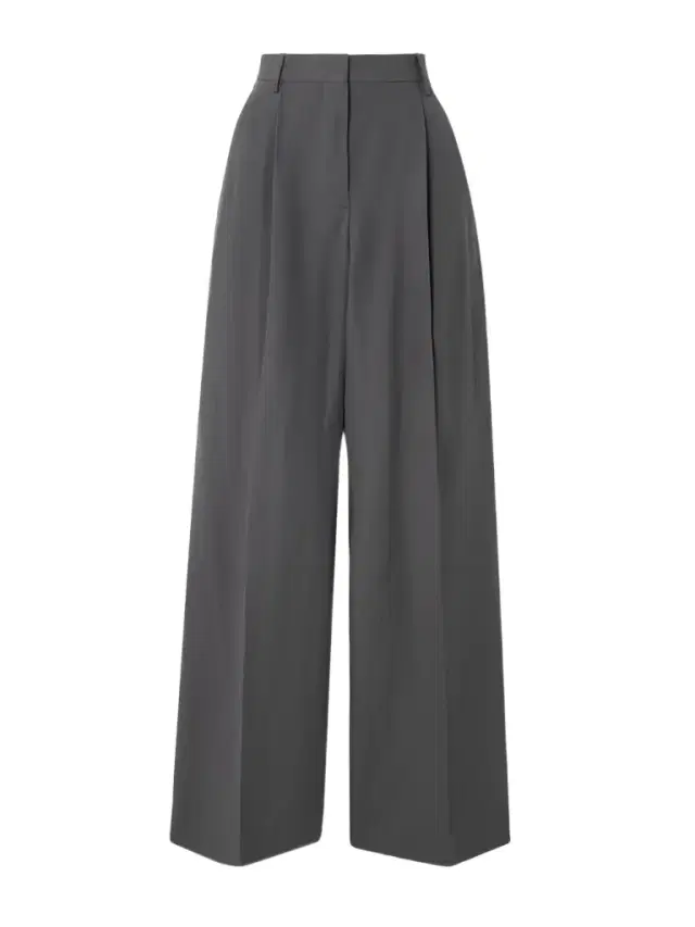 Pleated Wool-blend Twill Wide-leg Pants