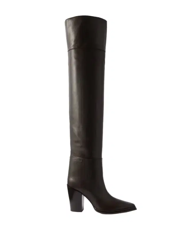 Cece 80 Leather Point-toe Over-the-knee Boots