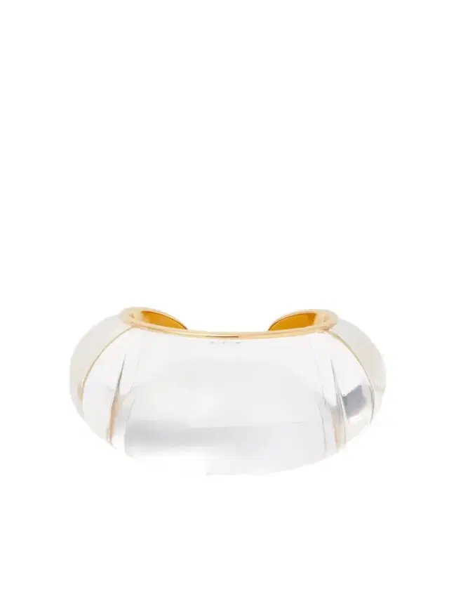 Bubble Resin And Gold-tone Cuff