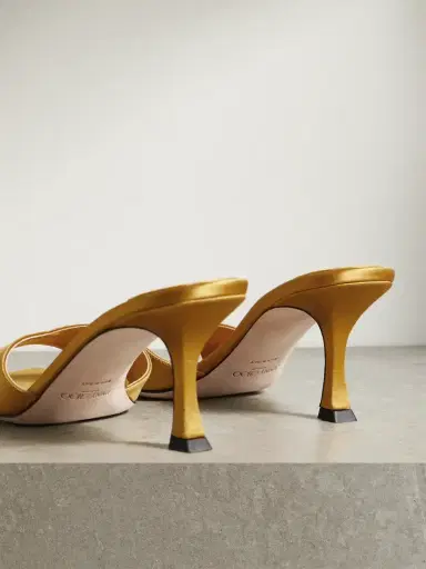 Jimmy Choo Skye 70mm Satin Mules | Thumbnail 3 Jimmy Choo Skye 70mm Satin Mules | Thumbnail 3