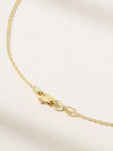 Ileana Makri Leaf 18-karat Gold Diamond Necklace | Thumbnail 3 Ileana Makri Leaf 18-karat Gold Diamond Necklace | Thumbnail 3