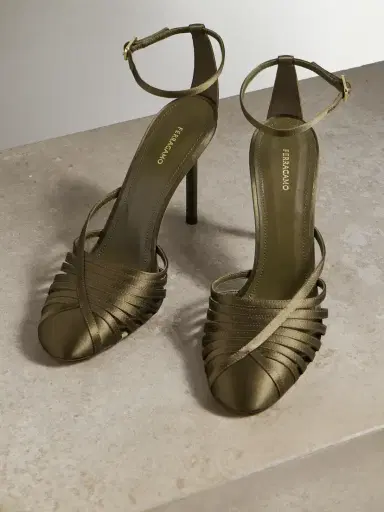 Ferragamo Ermelia 95 Satin Point-toe Pumps | Thumbnail 5 Ferragamo Ermelia 95 Satin Point-toe Pumps | Thumbnail 5