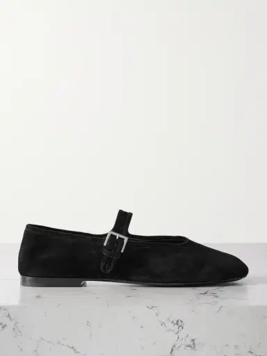 The Row Boheme Suede Mary Jane Flats | Thumbnail 1
