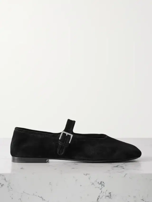 Boheme Suede Mary Jane Flats