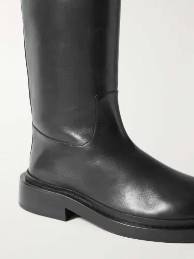 Jil Sander Leather Knee Boots | Thumbnail 4