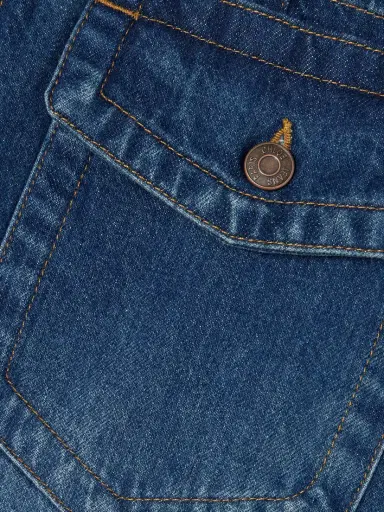 Chloé Organic Denim Midi Skirt | Thumbnail 4