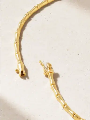 Anita Ko Bamboo 18-karat Gold Diamond Choker | Thumbnail 3