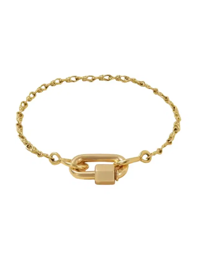 Marla Aaron True Lover's Knot 14-karat Gold Bracelet