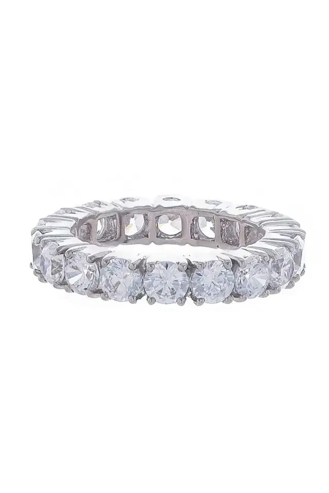 FANTASIA by DESERIO 4 Prong Eternity Band