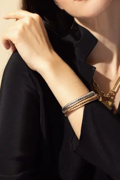 SIDNEY GARBER 75th Anniversary Single Rolling Bracelet | Thumbnail 4