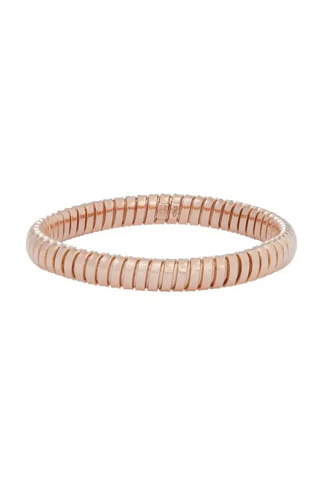 SIDNEY GARBER 75th Anniversary Single Rolling Bracelet - Rose Gold