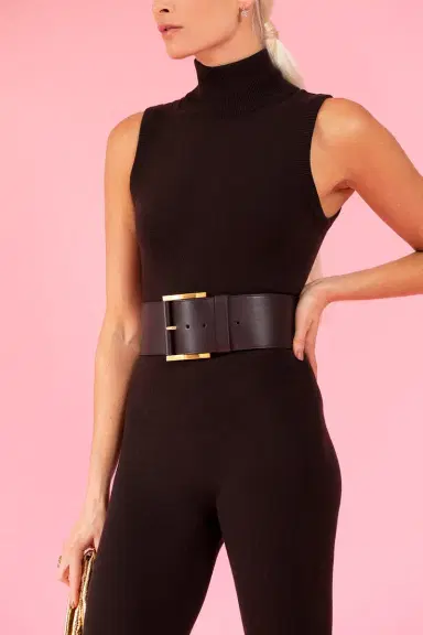 Michael Kors Collection 80MM Waist Belt | Thumbnail 5