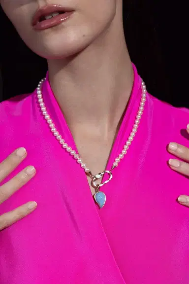 Marla Aaron Akoya Pearl Necklace | Thumbnail 3