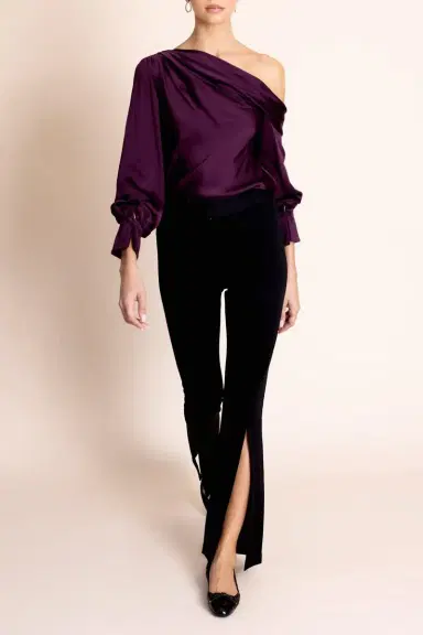 Simkhai Alice Top - Plum | Thumbnail 2