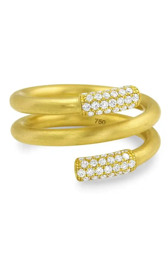 LEIGH MAXWELL Amani Diamond Spring Ring
