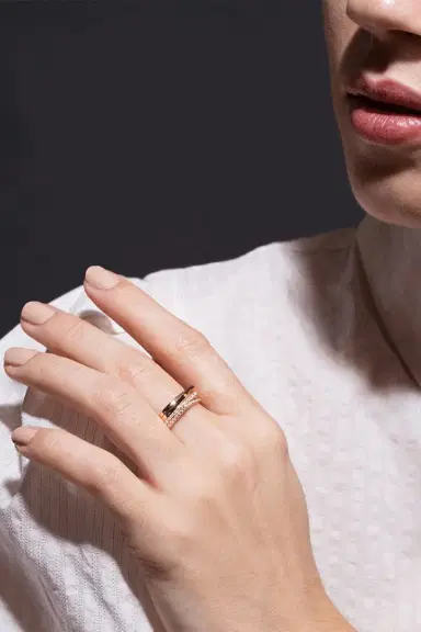 Repossi Antifer 2 Pave Diamond Row Ring | Thumbnail 2 Repossi Antifer 2 Pave Diamond Row Ring | Thumbnail 2