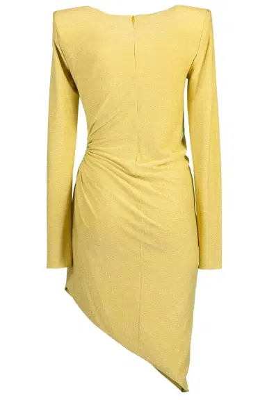 Alexandre Vauthier Asymmetric Long Sleeve Dress | Thumbnail 3