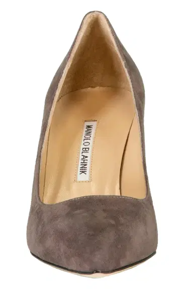 Manolo Blahnik BB Pick Tora Pump - Mochachino | Thumbnail 3