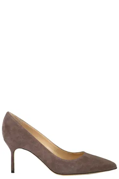 Manolo Blahnik BB Pick Tora Pump - Mochachino | Thumbnail 1