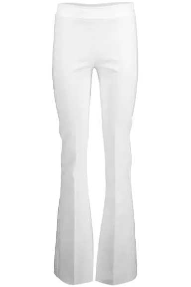 AVENUE MONTAIGNE Bellini Denim Flare Pant - White | Thumbnail 1