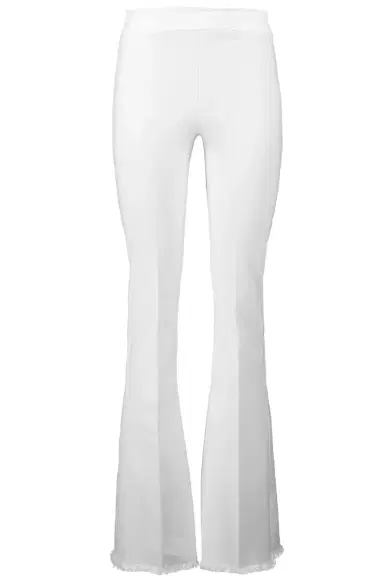 AVENUE MONTAIGNE Bellini Denim Fray Pant - White | Thumbnail 4
