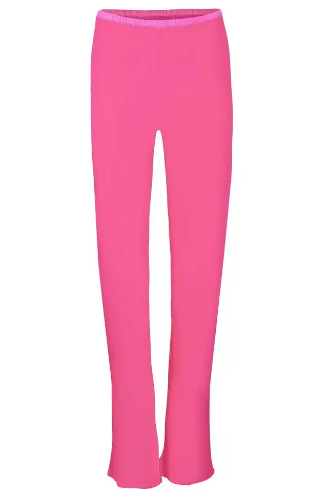 PETER COHEN Bias Wide Leg Pant - Lipstick