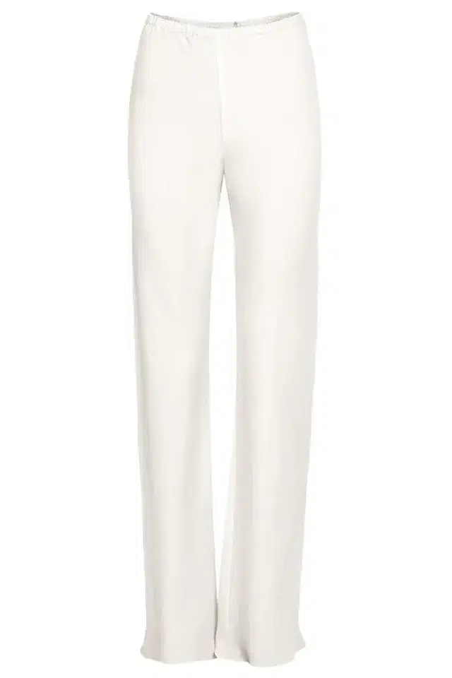 PETER COHEN Bias Wide Leg Pant- Cream