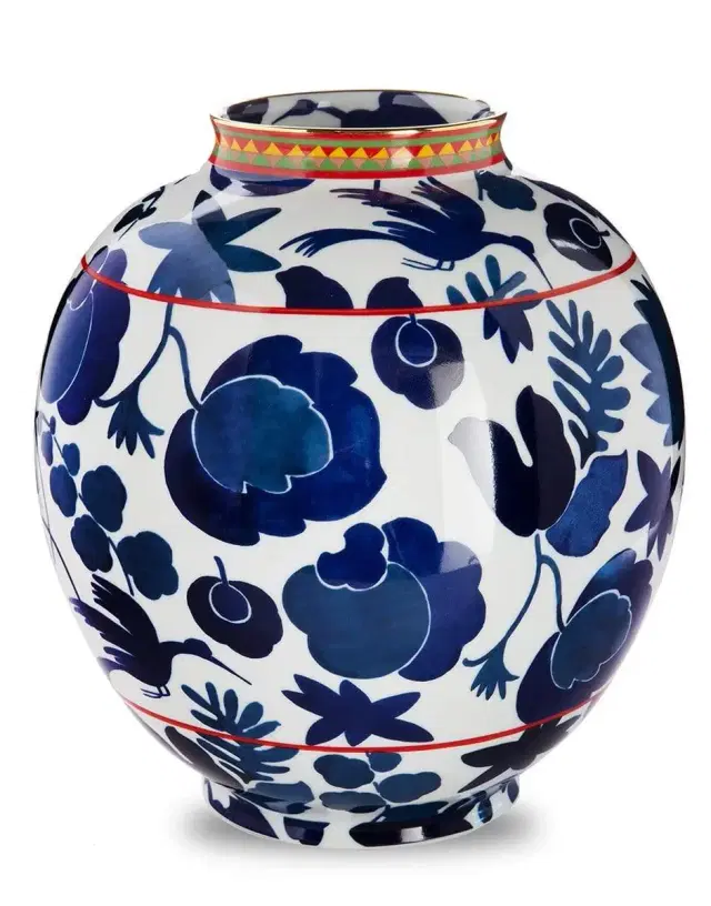Big Bubble Vase - Wildbird Blu