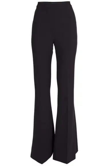 Safiyaa Black Halluana Flared Leg Pant | Thumbnail 1 Safiyaa Black Halluana Flared Leg Pant | Thumbnail 1