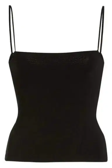 Vince Black Pima Cotton Camisole | Thumbnail 1
