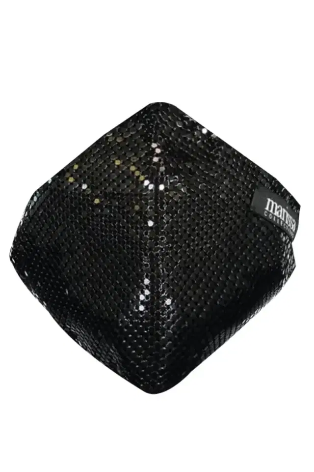 WE EAT AVOCADO TOAST Black Sequin Fashion Mask