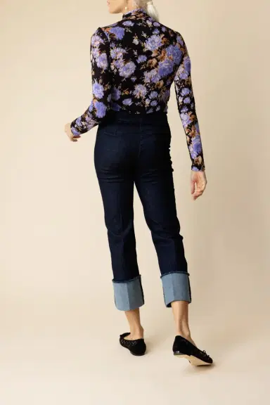 AVENUE MONTAIGNE Bonnie Pant - Dark Denim | Thumbnail 4