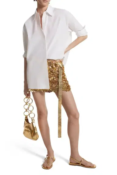 Michael Kors Collection Boyfriend Shirt - Optic | Thumbnail 2