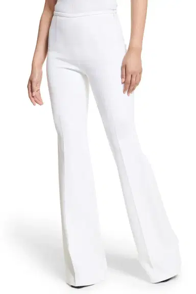 Michael Kors Collection Brooke Pant - Optic White | Thumbnail 2