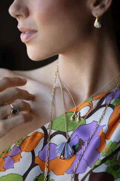 Brent Neale Bubble Letter Necklace | Thumbnail 5 Brent Neale Bubble Letter Necklace | Thumbnail 5