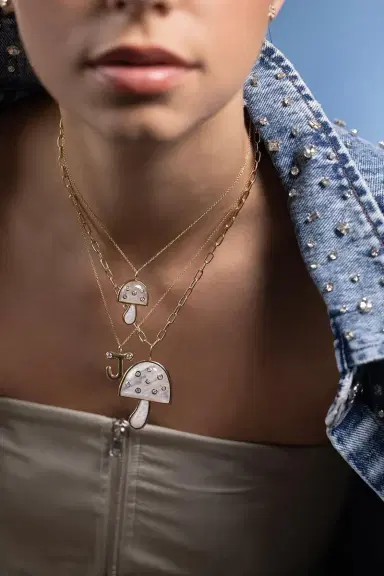 Brent Neale Bubble Letter Necklace | Thumbnail 6 Brent Neale Bubble Letter Necklace | Thumbnail 6