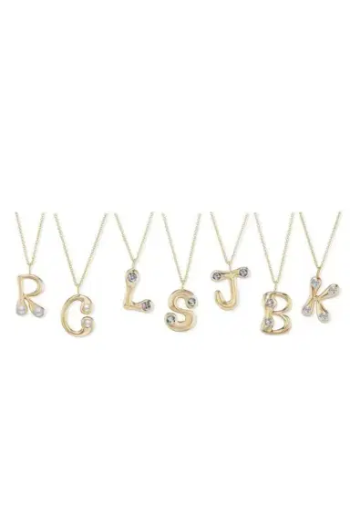 Brent Neale Bubble Letter Necklace | Thumbnail 1 Brent Neale Bubble Letter Necklace | Thumbnail 1