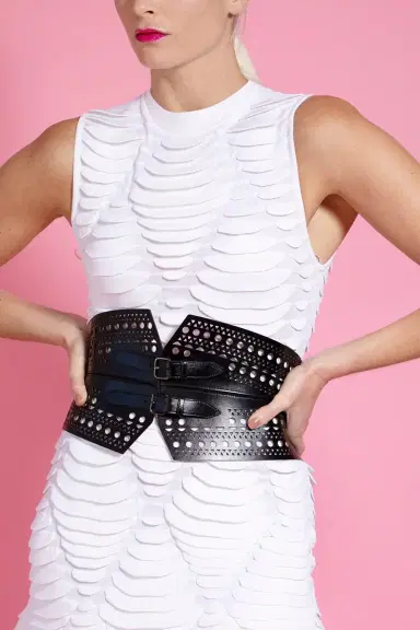 Alaïa Bust Dou Boucle Vienne Belt | Thumbnail 4