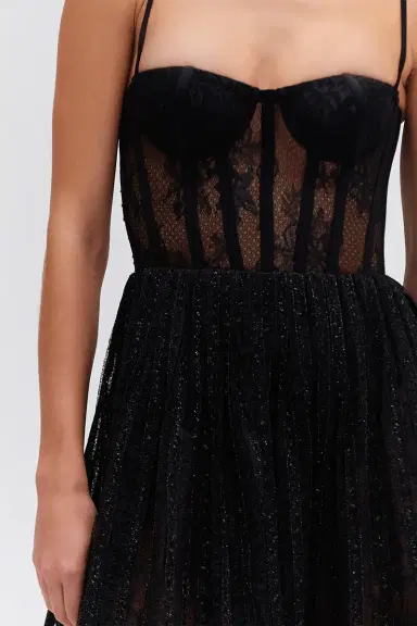 PatBo Bustier Midi Dress | Thumbnail 3