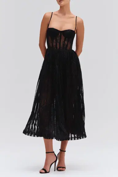 PatBo Bustier Midi Dress | Thumbnail 4