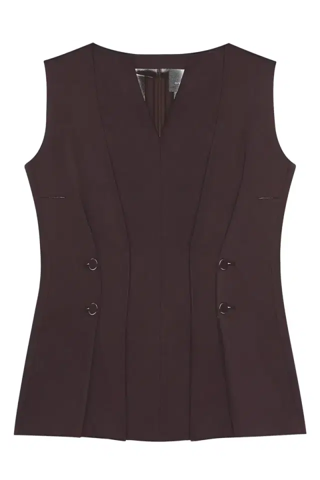 Givenchy Button V-Neck Top