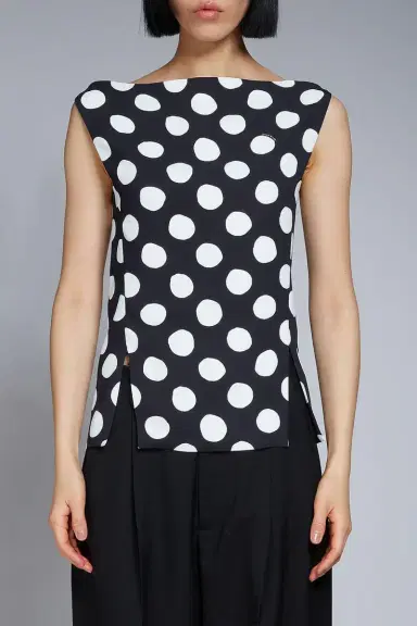 Marni Cady Top - Black Dot | Thumbnail 2
