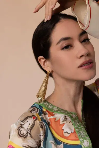 Rabanne Chainmail Earrings | Thumbnail 3