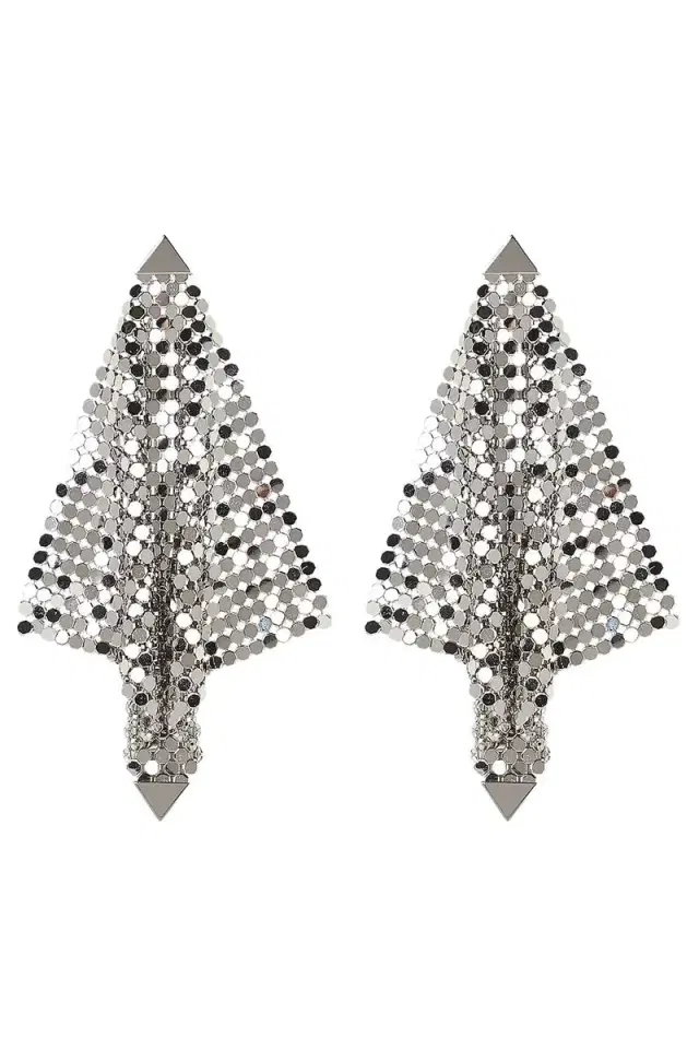 Chainmail Earrings - Silver