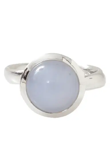 TAMARA COMOLLI Chalcedony Large Bouton Ring | Thumbnail 1 TAMARA COMOLLI Chalcedony Large Bouton Ring | Thumbnail 1