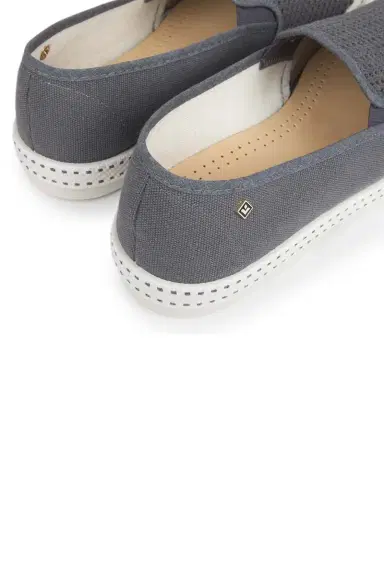 RIVIERAS Classic Canvas Shoe - Anthracite | Thumbnail 3
